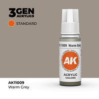 Bote de pintura acrílica AK 3rd Generation Warm Grey de 17 ml