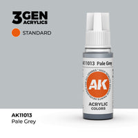 Bote de pintura acrílica AK 3rd Generation Pale Grey de 17 ml