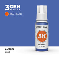 Bote de pintura acrílica AK 3rd Generation Lilac de 17 ml