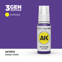 Bote de pintura acrílica AK 3rd Generation Deep Violet de 17 ml