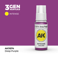 Bote de pintura acrílica AK 3rd Generation Deep Purple de 17 ml