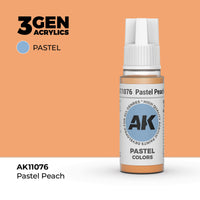Bote de pintura acrílica AK 3rd Generation Pastel Peach de 17 ml