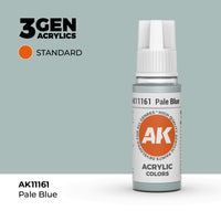 Bote de pintura acrílica AK 3rd Generation Pale Blue de 17 ml