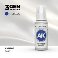 Bote de pintura acrílica AK 3rd Generation Pearl de 17 ml