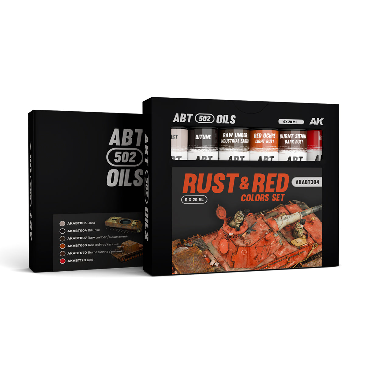 Abteilung 502 - Rust and Red Colors Set