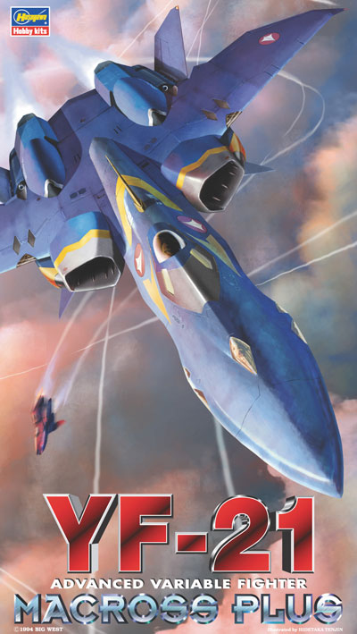 Hasegawa YF-21 Advanced Variable Fighter Macriss Plus
